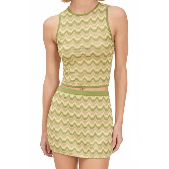 NEW DEVON WINDSOR lane skirt in pistachio